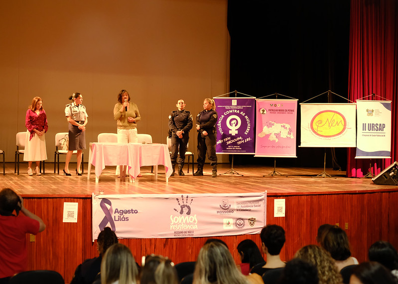 Seminário sobre a Lei Maria da Penha marca a abertura oficial da campanha “Agosto Lilás”
