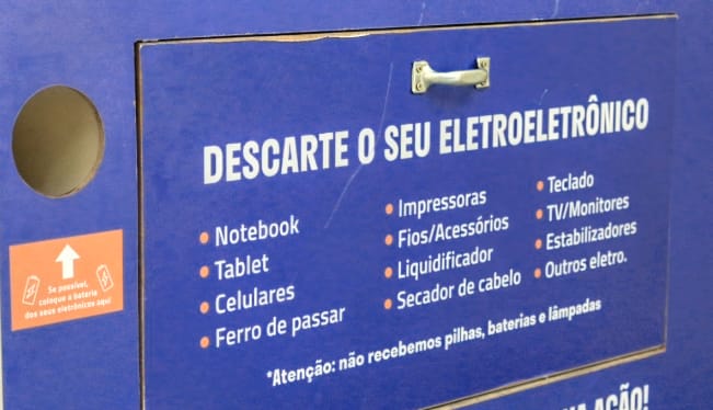 “RN + Limpo”: Coletor para descarte de resíduos eletroeletrônicos é instalado na Biblioteca Municipal