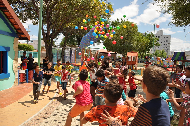 Crianças participam de segunda etapa da programação no Parque