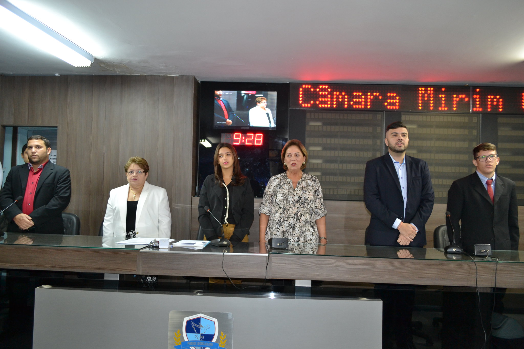 Prefeita Rosalba Ciarlini participa da solenidade de posse dos vereadores mirins