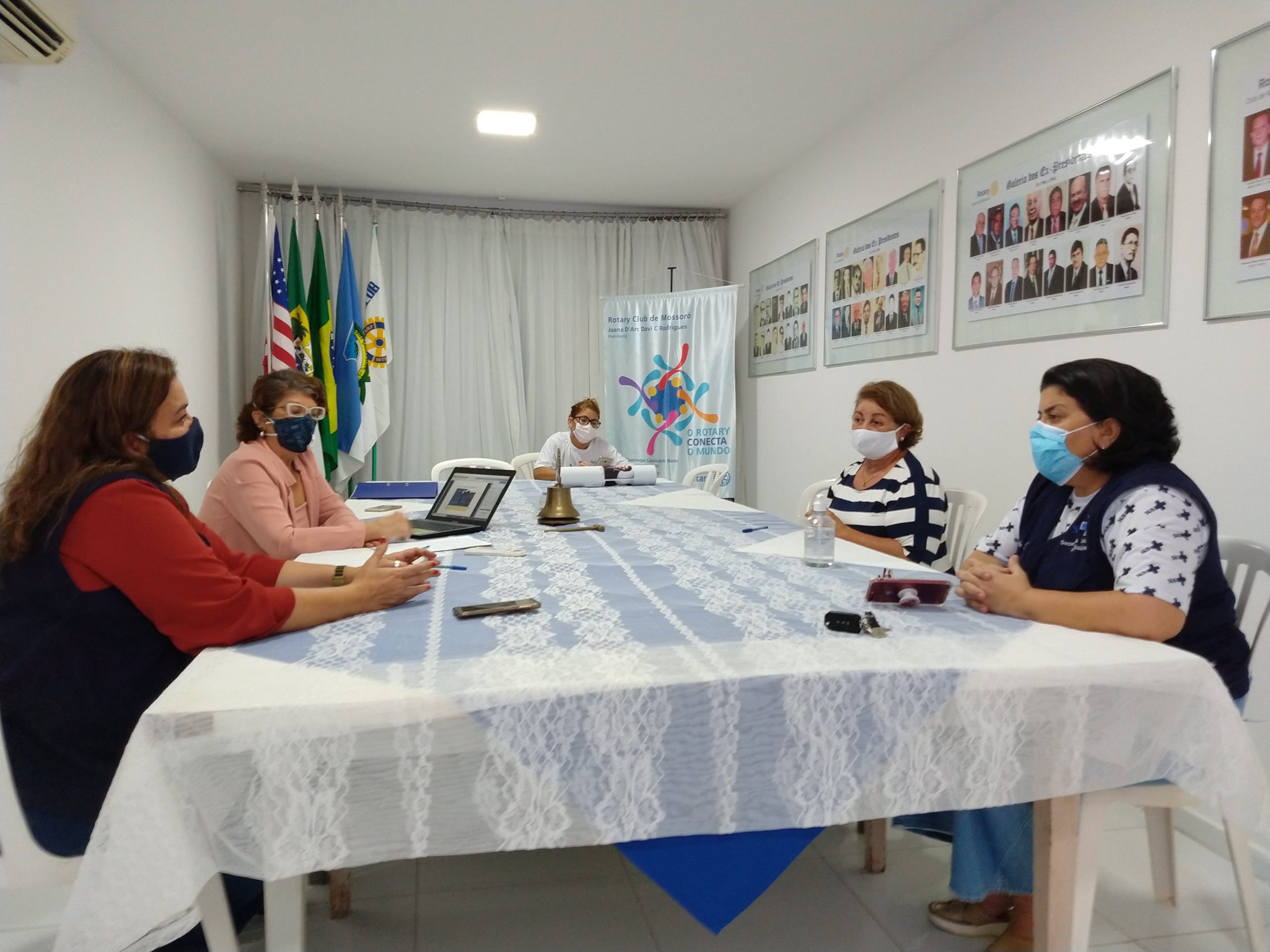 Saúde fecha parceria com Rotary Club para testagem de idosos e profissionais do Instituto Amantino Câmara